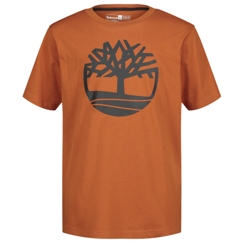 

Boys Timberland Timberland Tree Logo T-Shirt - Boys' Grade School Orange/Orange Size M