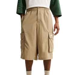 Men's - Nike Club Oversized Cargo Shorts - White/Beige