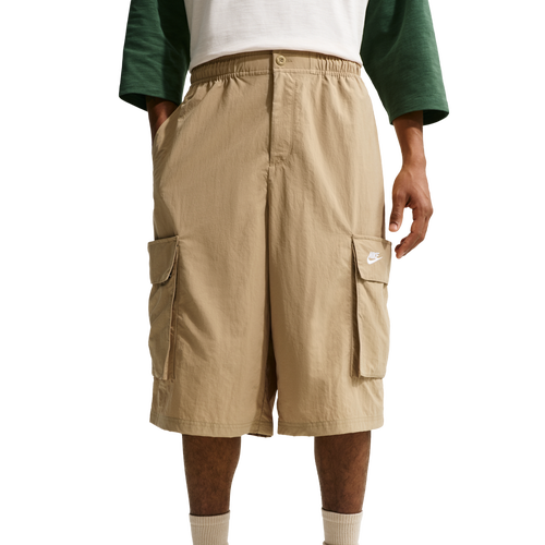  - Nike Club Oversized Cargo Shorts - White/Beige
