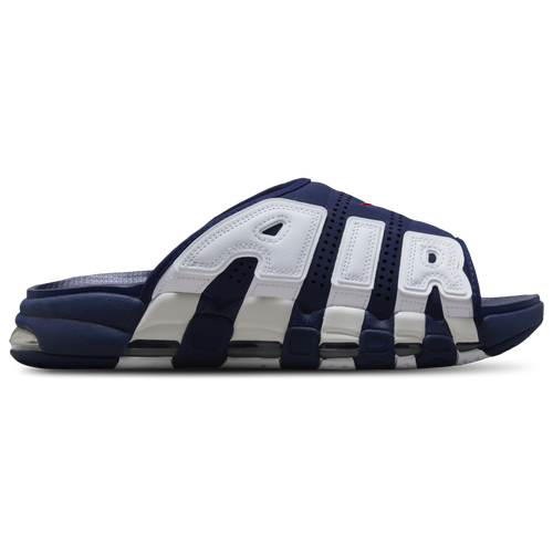  - Nike Air More Uptempo Slide - Midnight Navy/University Red White