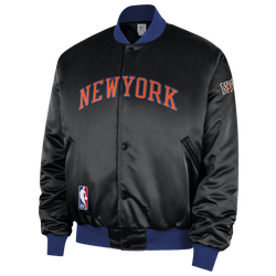 Men's - Nike Knicks Premium City Edition Jacket - Black/Multi