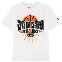 Boys' Grade School - Jordan 1984 World Tour T-Shirt - White/Black