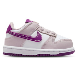 Girls' Toddler - Nike Dunk Low - White/Violet