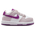 Nike Dunk Low - Girls' Toddler White/Violet