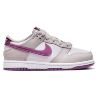 Girls' Preschool - Nike Dunk Low - White/Violet