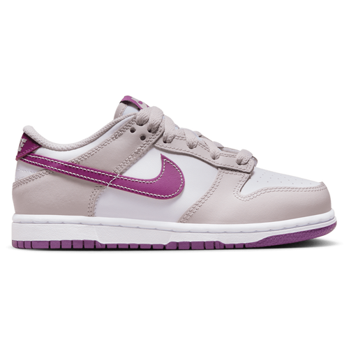 Shop Nike Girls  Dunk Low In White/violet
