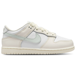 Girls' Preschool - Nike Dunk Low - White/Silver