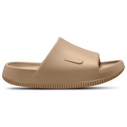 Boys' Grade School - Nike Calm Slides 2.0 - Linen/Linen