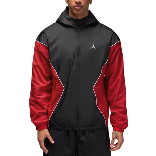 MENS - Jordan Essential Draft Jacket - White/Black Gym Red