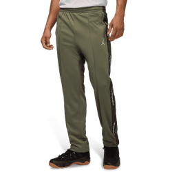 Men's - Jordan Essential Track Suit Pants - Green/Brown