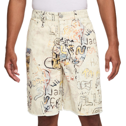 Men's - Jordan AJ PG All Over Print Shorts - Sail/Pink