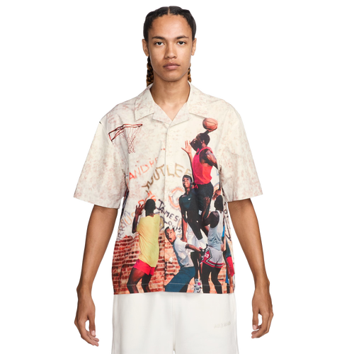 MENS - Jordan Air PG Camp T-Shirt - Sail/Tan