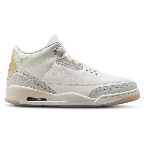 

Jordan Mens Jordan Air Jordan 3 Retro Craft - Mens Basketball Shoes Cream/Grey Mist/Ivory Size 08.5