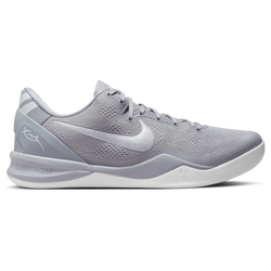 Men's - Nike Kobe 8 - Wolf Grey/White