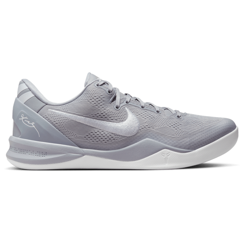 

Nike Mens Nike Kobe 8 - Mens Shoes Wolf Grey/White Size 08.5