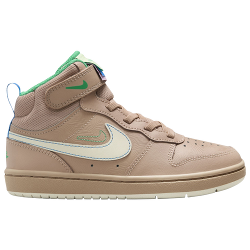 

Nike Court Borough Mid 2 - Boys' Preschool Coconut Milk/Hemp/Barely Volt Size 02.0