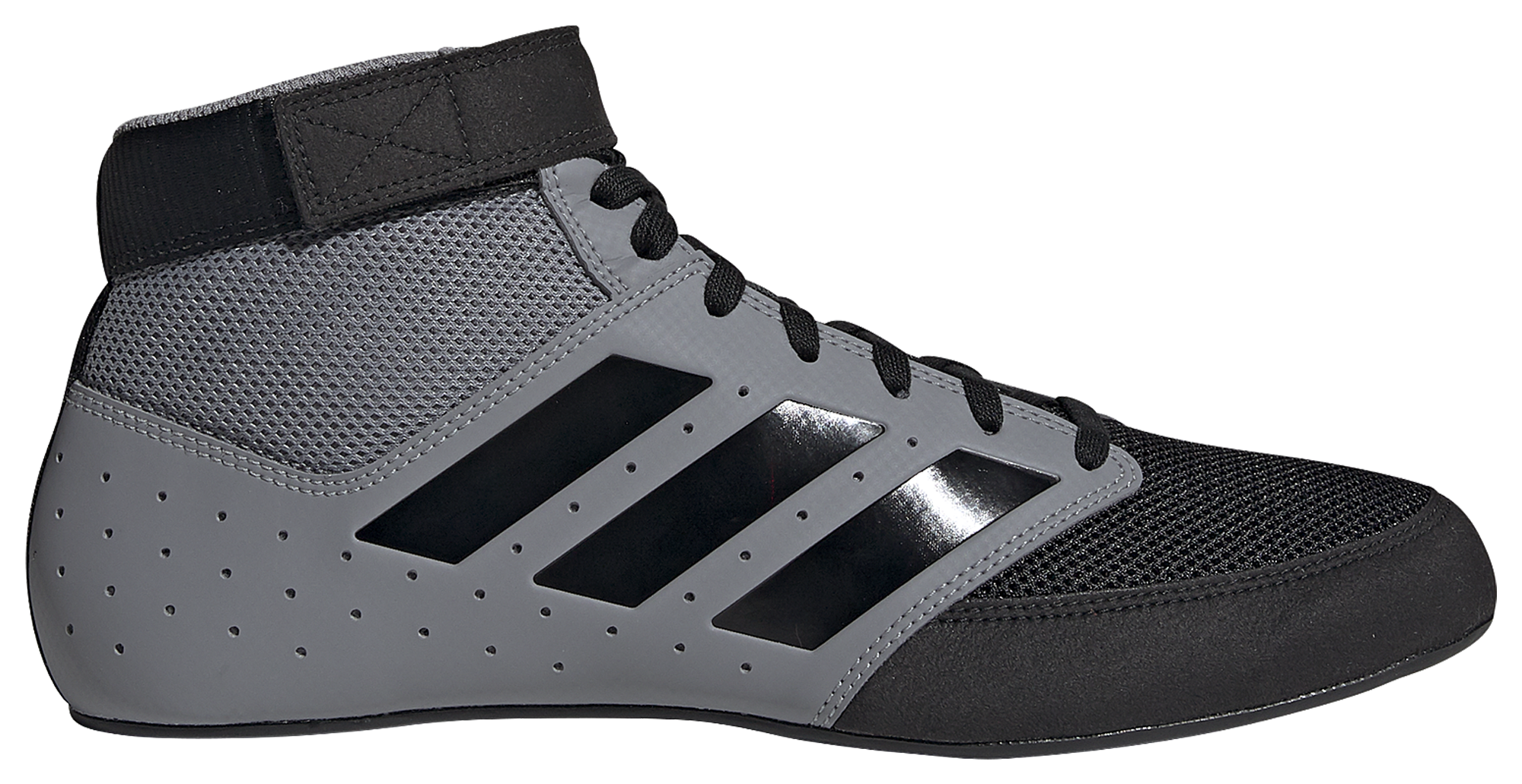 red and black adidas wrestling shoes