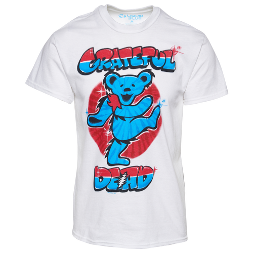 Grateful Dead Mens  Independence Bear Americana T-shirt In White/white