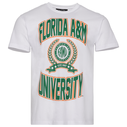 

Campus Remix Mens Campus Remix Florida A&M University Vintage T-Shirt - Mens Green/Orange Size S