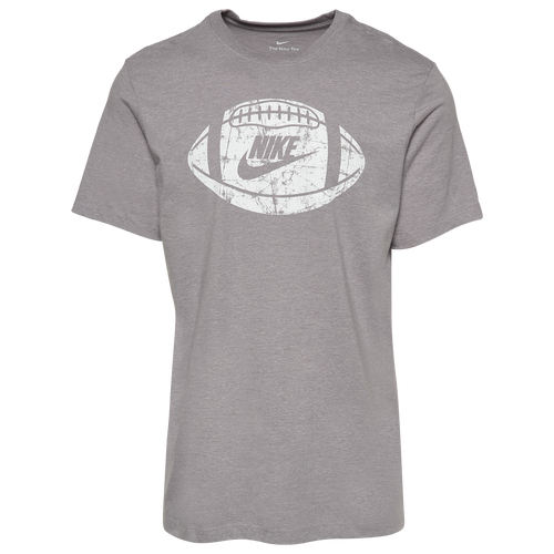 

Nike Dri-Blend Vintage Football T-Shirt - Mens Dk Gray Heather/White Size M