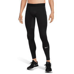 Men's - Nike Pro Warm Tight - Black/White