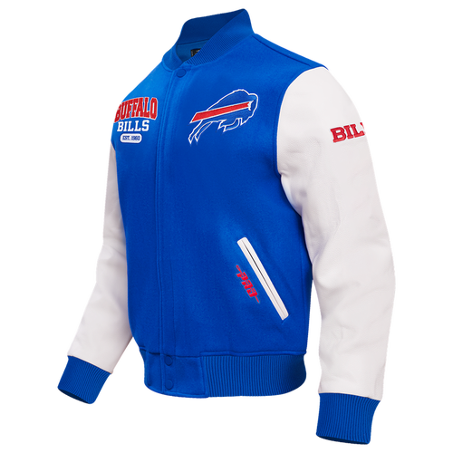 Pro Standard Mens Buffalo Bills Bills City Arch Wool Varsity Jacket - - Royal Blue / White