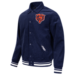 Men's - Pro Standard Bears Classic Corduroy Corduroy Jacket - Midnight Navy