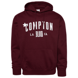 Men's - Compton Flight Crew Compton BLVD Hoodie - Maroon/White
