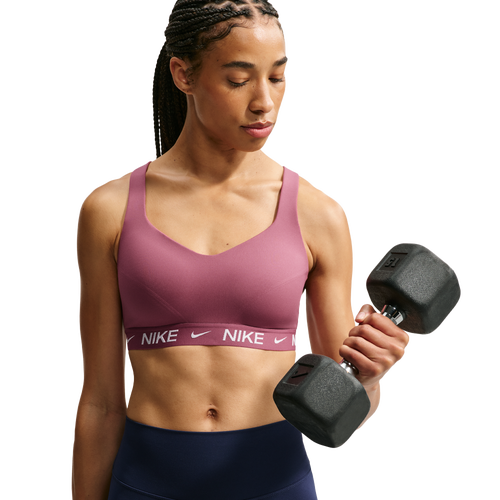Nike Indy High DF Sports Bra - Nike Pink Smoke