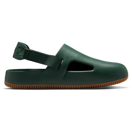 Nike Calm Mules - Nike Fir/Gum Med Brown