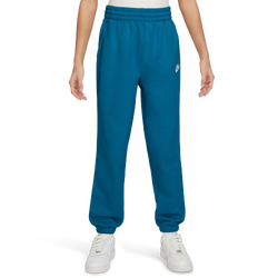 Girls' Grade School - Nike NSW Loose Club Fleece Pant - Teal/White
