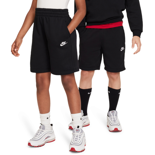  - Nike NSW Club Fleece Shorts - Black/White