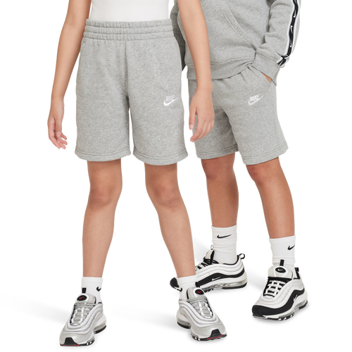  - Nike NSW Club Fleece Shorts - Gray/White