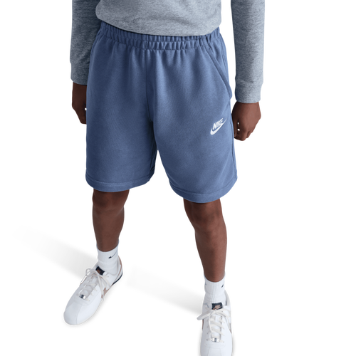  - Nike NSW Club Fleece Shorts - White/Blue