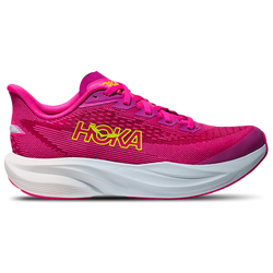 Boys' Grade School - HOKA Mach 7  - Pink/White