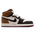 Jordan Retro 1 High OG - Boys' Preschool Light British Tan/Shadow Brown/Soft Pearl