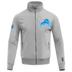 Men's - Pro Standard Lions Classic Track Jacket - Gray