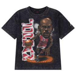 Boys' Grade School - Jordan Super Splash Paint Spill JM T-Shirt - Black/Green