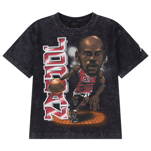 BOYS - Jordan Super Splash Paint Spill JM T-Shirt - Black/Green