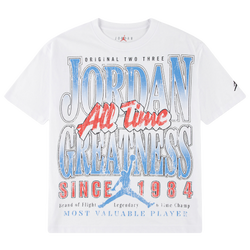 Boys' Grade School - Jordan Mj All Time Greatest Ss T-Shirt - White/Blue