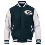 White/Forest Green