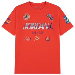 Boys' Grade School - Jordan Sports Club Short Sleeve T-Shirt - Red/Red