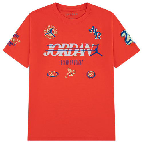 BOYS - Jordan Sports Club Short Sleeve T-Shirt - Red