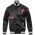 Pro Standard Texans Classic Old English Rib Satin Jacket - Men's Black