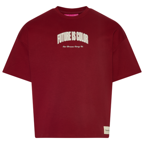 Shop Future Is Color Mens  Our Dreams T-shirt In Red/tan