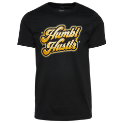 Men's - Humbl Hustlr Graffiti Logo T-Shirt - Black/Black