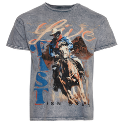 Men's - Graphic Tees Live Fast Cowboy T-Shirt - Black/Multi