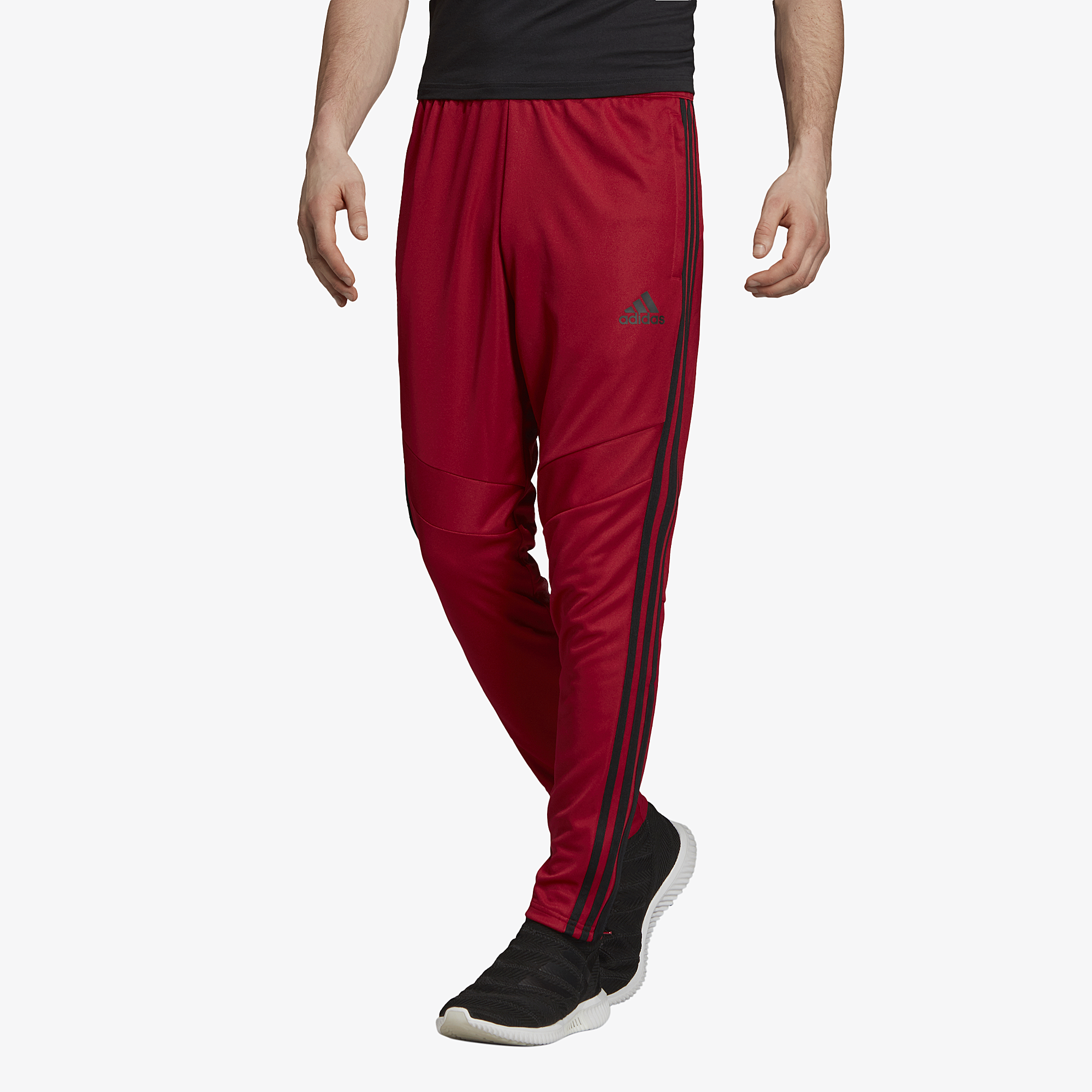 black and red adidas tiro pants