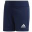 adidas Team Alphaskin 4" Shorts - Girls' Grade School Navy/White