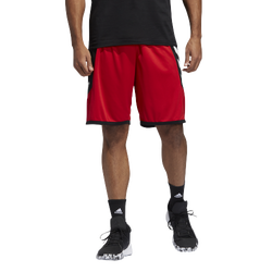 Men's - adidas Pro Madness Shorts - Red/Black
